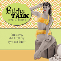 Bitchy Talk - 2024 Square Wall Calendar 16 month by Gifted Stationery (11)