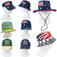 Adults Australia Day Caps Cotton Hats Summer Australian Souvenir ANZAC Day Gift