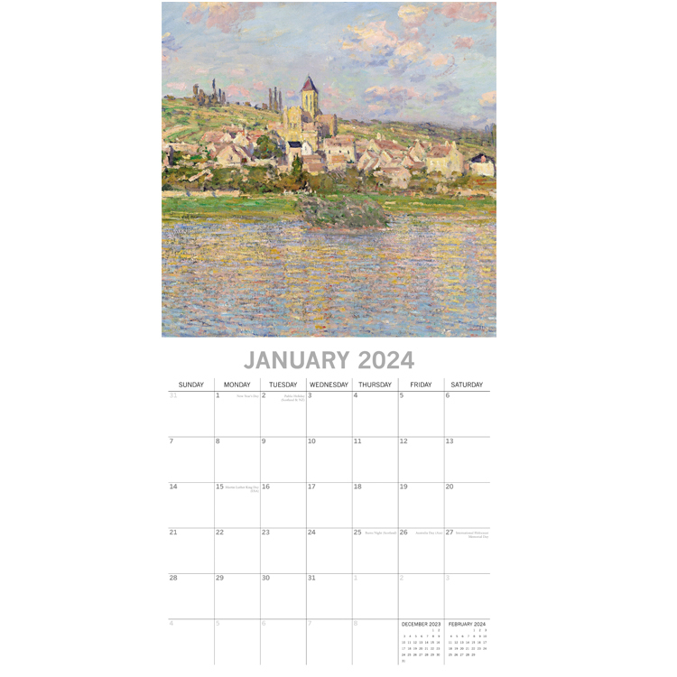 Monet 2024 Square Wall Calendar 16 Month By Gifted Stationery 13   GSC23619 