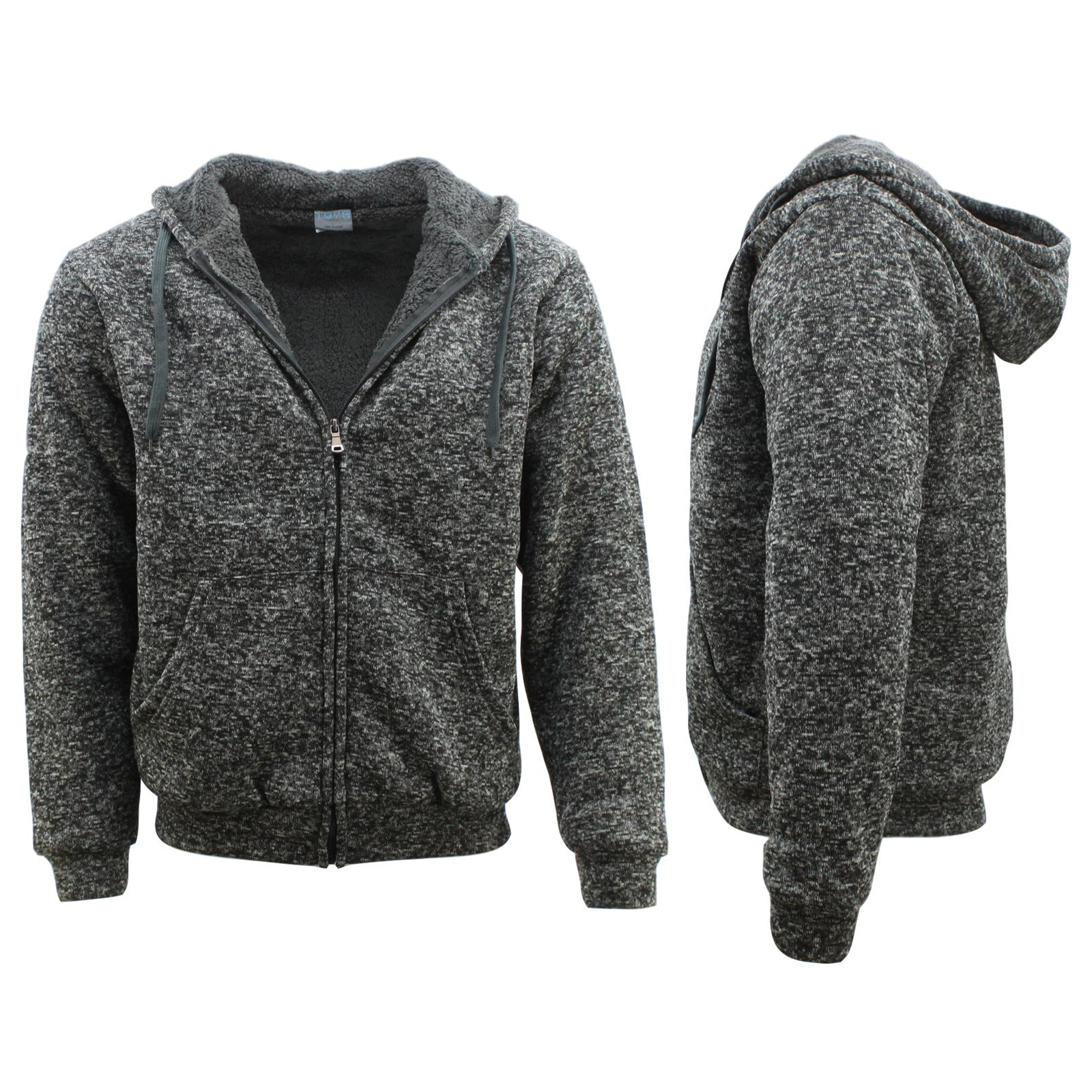 Fur sale hooded jumper