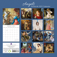 Angels - 2023 Square Wall Calendar 16 month by Gifted Stationery