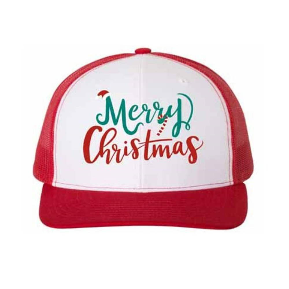 Breathable Lightweight Funny Christmas Holiday Mesh Caps Trucker Hats ...