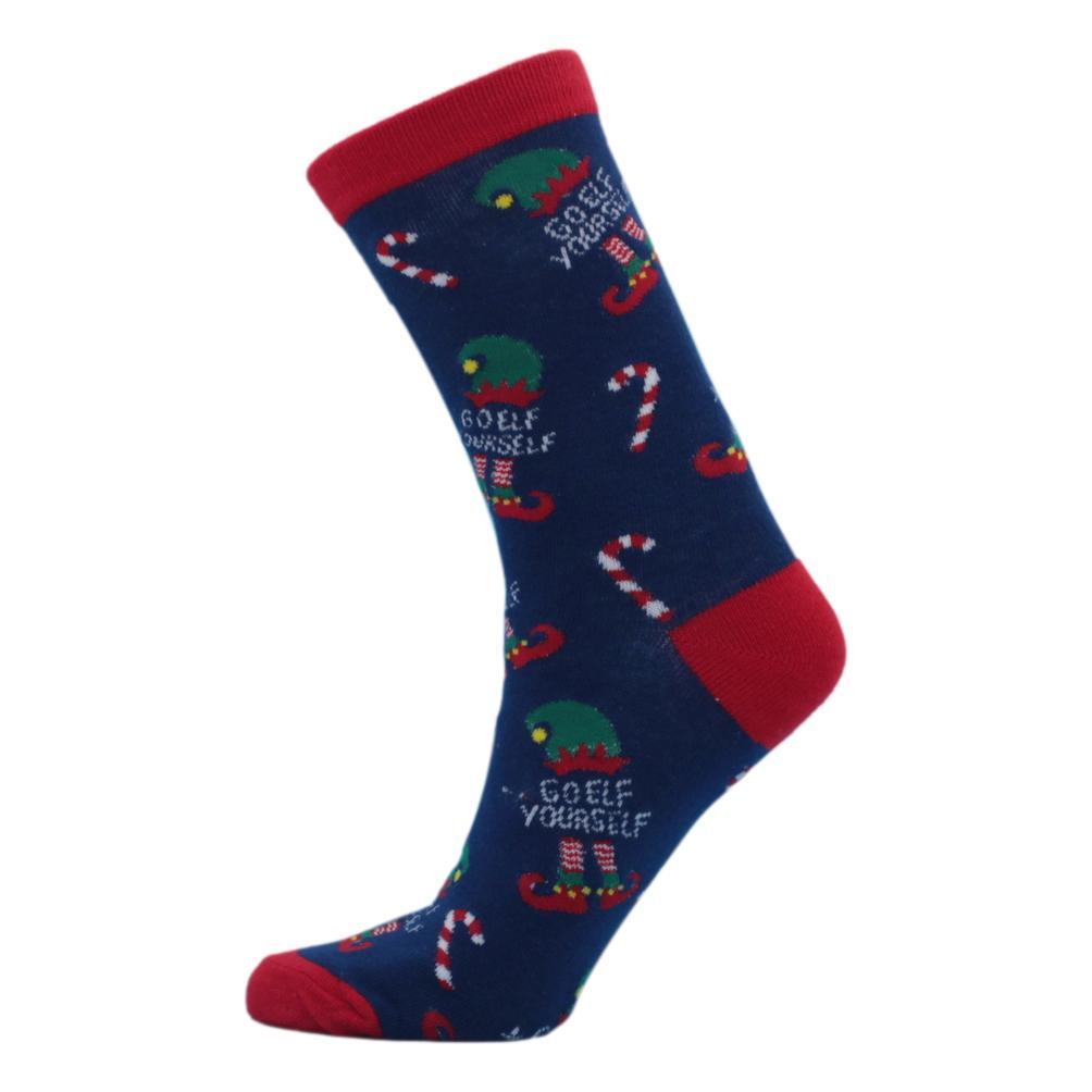 Adult Christmas Socks Men's Ladies Unisex Xmas Novelty Funny Kris ...