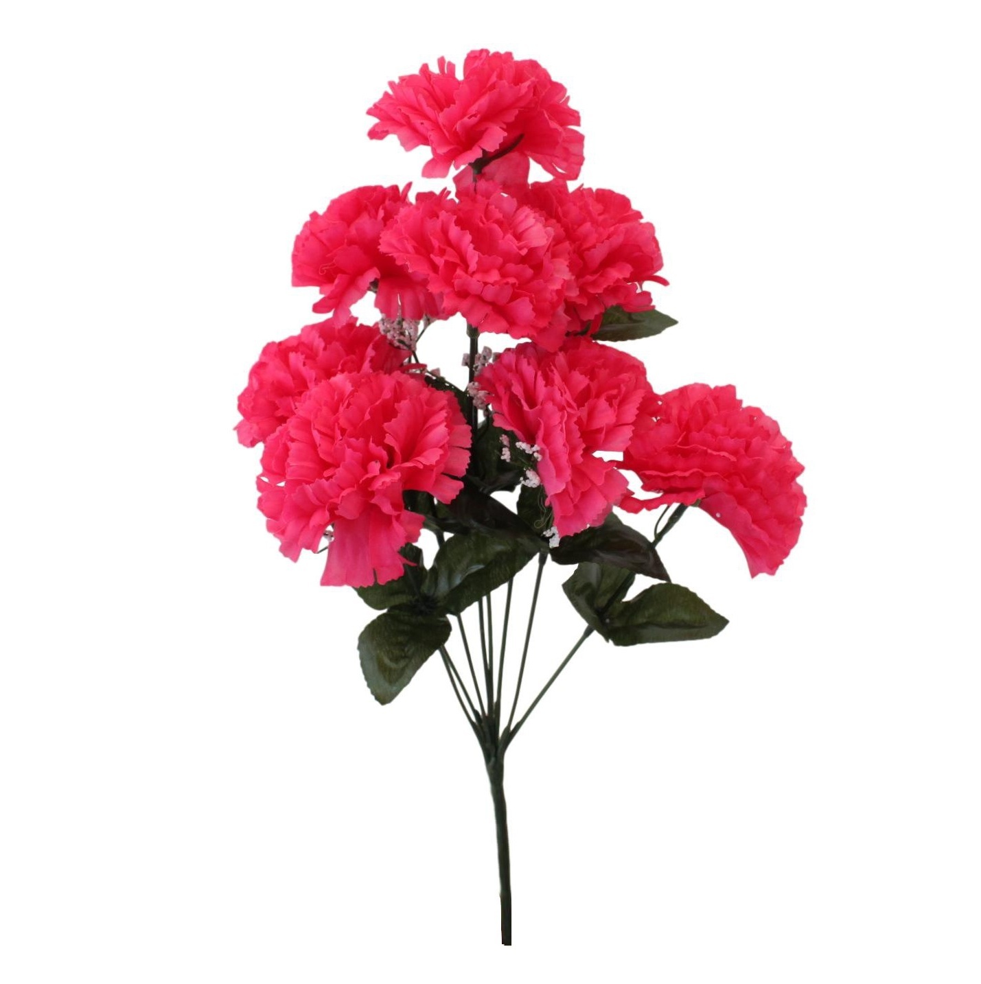 Bunch Artificial Fake Flowers Bouquet Greenery Foliage Leaf Roses ...