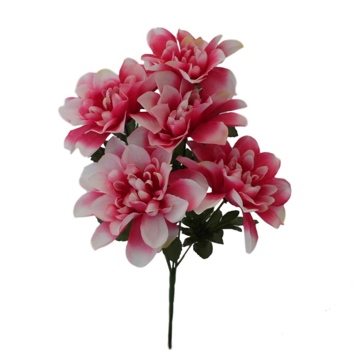 Bunch Artificial Fake Flowers Bouquet Greenery Foliage Leaf Roses ...