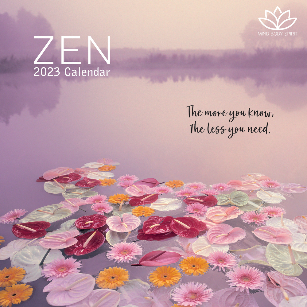 Zen - 2023 Square Wall Calendar 16 month by Gifted Stationery