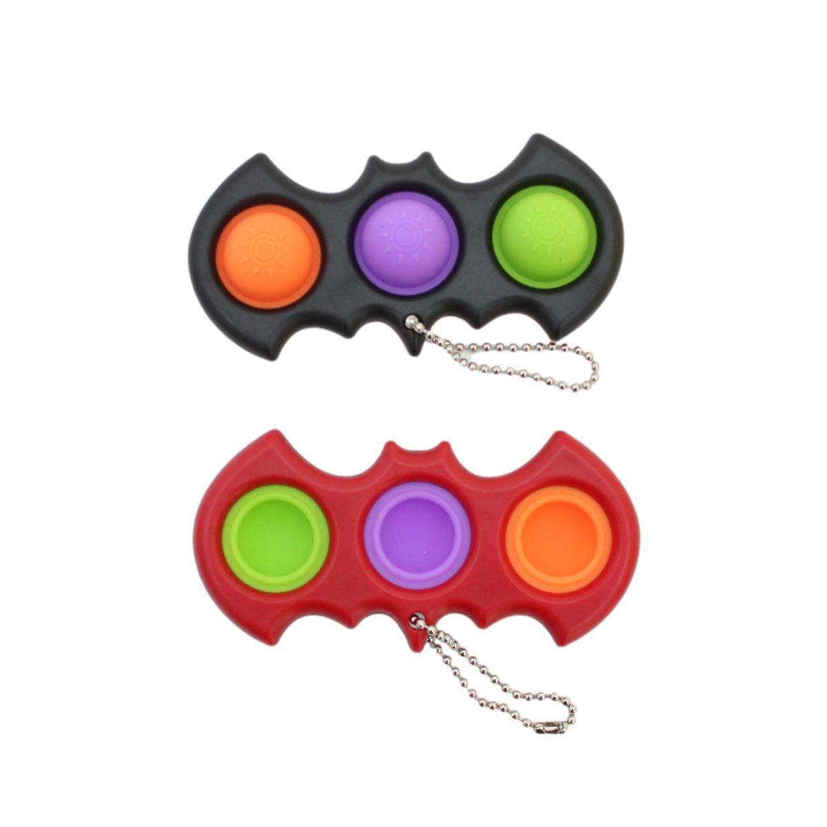 Pop Fidget Toy Push It Simple Dimple Bubble Key Chain Sensory Toy ...