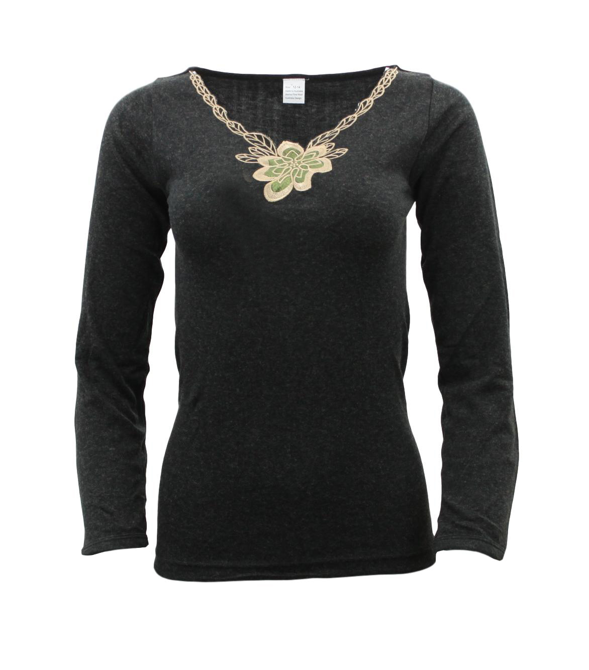 women woolen top