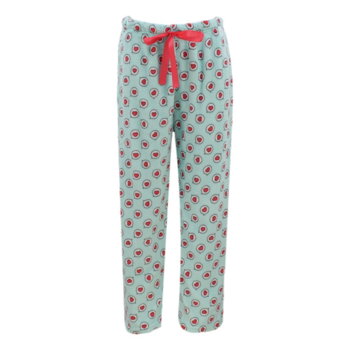 Women's Plush Pajama Pants - Petite to Plus Size Pajamas (Snowy