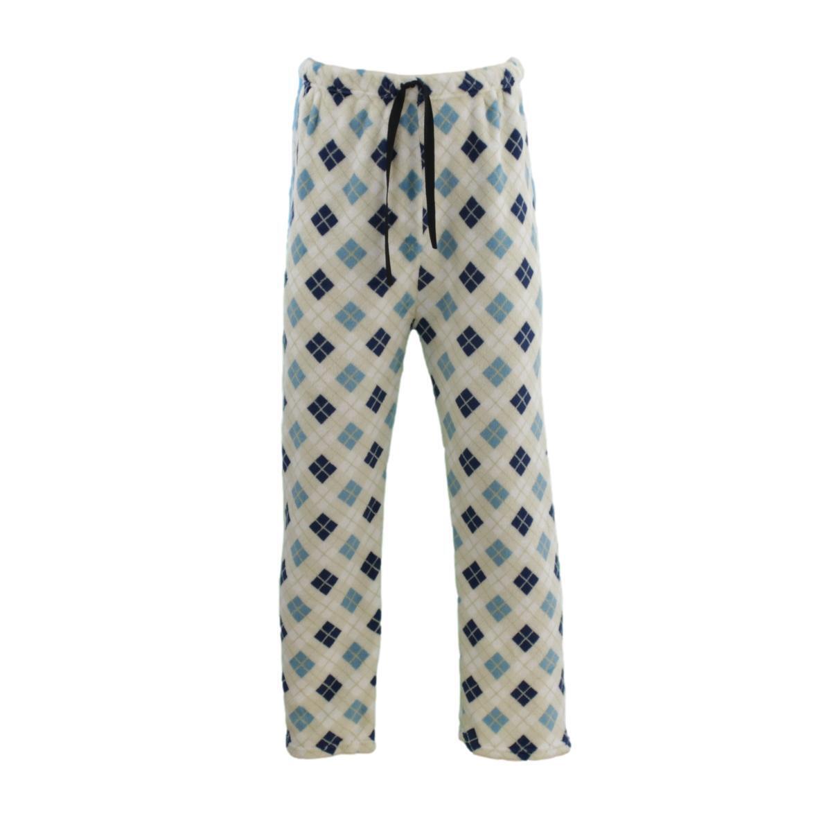 Men’s Soft Plush Lounge Sleep Pyjama Pajama Pants Fleece Winter Sleepwear