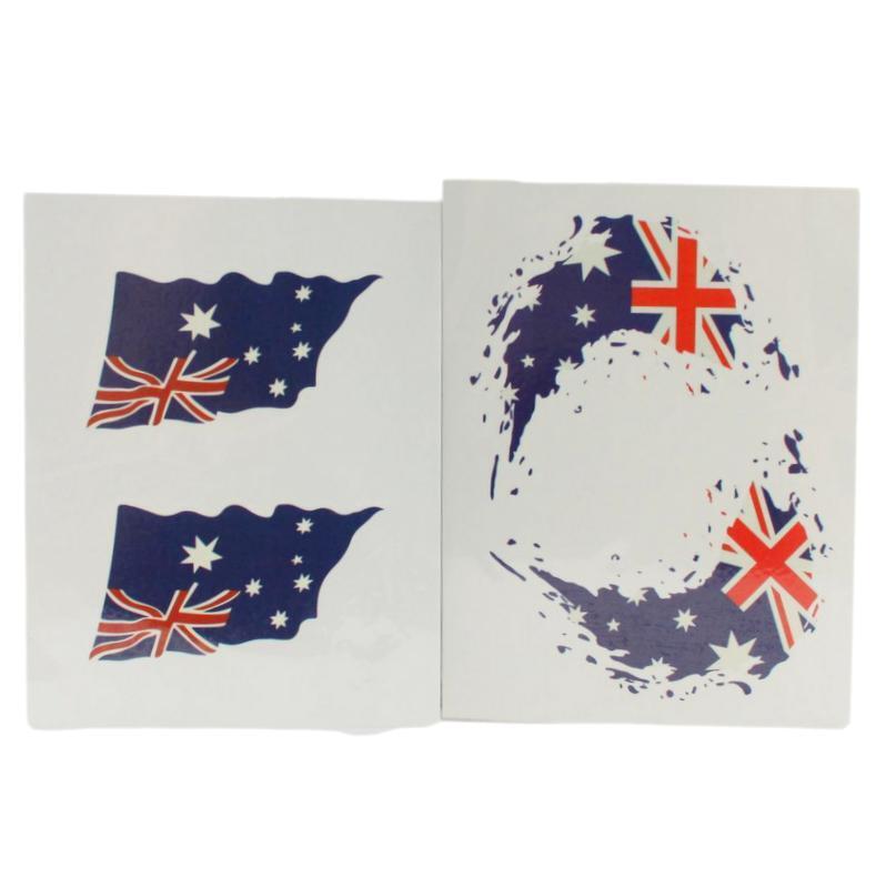 Australian Flag Tattoo Australia Day Map Koala Kangaroo Tats Temporary  Sticker | eBay