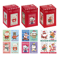 32pcs Bulk Pack Christmas Xmas Greeting Cards & Envelopes Kids 6x9.5cm