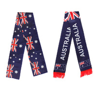 Australian Flag Souvenir Scarf Australia Day Party Sports Cricket