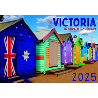 Victoria - 2025 Rectangle Wall Calendar 16 Months by Design Group