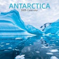 Antarctica - 2025 Square Wall Calendar 16 month by Gifted Stationery