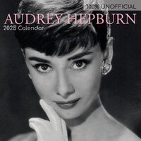 Audrey Hepburn - 2025 Square Wall Calendar 16 month by Gifted Stationery