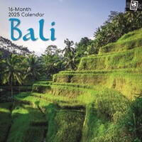 Bali - 2025 Square Wall Calendar 16 month by Gifted Stationery