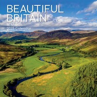 Beautiful Britain - 2025 Square Wall Calendar 16 month by Gifted Stationery