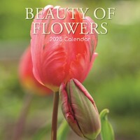 Beauty of Flowers - 2025 Square Wall Calendar 16 month by Gifted Stationery