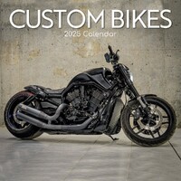 Custom Bikes - 2025 Square Wall Calendar 16 month by Gifted Stationery