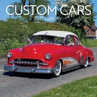 Custom Cars - 2025 Square Wall Calendar 16 month by Gifted Stationery