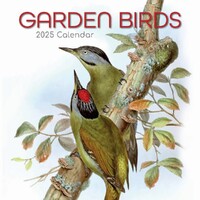 Garden Birds - 2025 Square Wall Calendar 16 month by Gifted Stationery