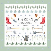 Garden Organiser - 2025 Square Wall Calendar 16 month by Gifted Stationery