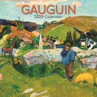 Gauguin - 2025 Square Wall Calendar 16 month by Gifted Stationery