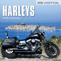 Harleys - 2025 Square Wall Calendar 16 month by Gifted Stationery