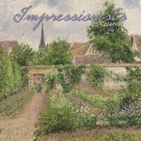 Impressionists - 2025 Square Wall Calendar 16 month by Gifted Stationery