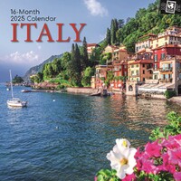 Italy - 2025 Square Wall Calendar 16 month by Gifted Stationery