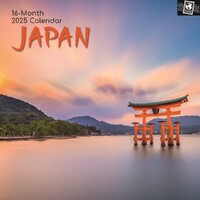 Japan - 2025 Square Wall Calendar 16 month by Gifted Stationery