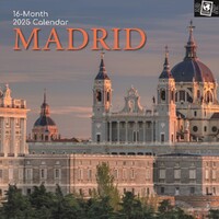 Madrid - 2025 Square Wall Calendar 16 month by Gifted Stationery