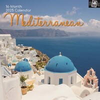 Mediterranean - 2025 Wall Calendar 16 month by Gifted Stationery