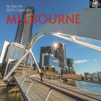 Melbourne - 2025 Square Wall Calendar 16 month by Gifted Stationery