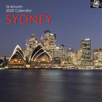 Sydney - 2025 Square Wall Calendar 16 month by Gifted Stationery