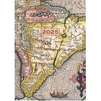 Antique Maps - 2025 Diary Planner A5 Padded Cover by The Gifted Stationery