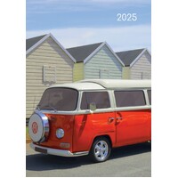 Camper Vans - 2025 Diary Planner A5 Padded Cover by The Gifted Stationery