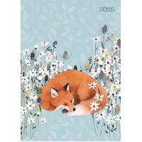 Foxy Tales - 2025 Diary Planner A5 Padded Cover by The Gifted Stationery