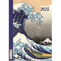 Hokusai - 2025 Diary Planner A5 Padded Cover by The Gifted Stationery