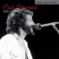 Cat Stevens - 2025 Square Wall Calendar 16 month by Gifted Stationery