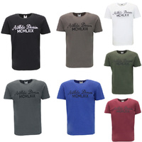 FIL Men's Cotton Crew Neck T-shirt Top Short Sleeve Tee Print - Athletic Division