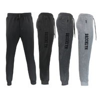 FIL Men's Lightweight Jogger Track Pants Cuff Trackies Sweat Pants - Brooklyn