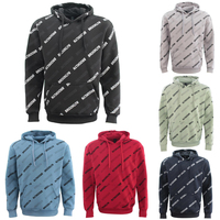 FIL Men's Fleece Hoodie Pullover Hooded Jumper Sweater All Over Print - BROOKLYN