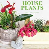 House Plants - 2025 Square Wall Calendar 16 month by Red Robin