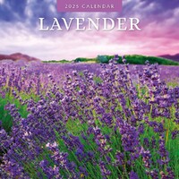 Lavender - 2025 Square Wall Calendar 16 month by Red Robin