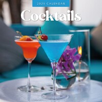 Cocktails - 2025 Square Wall Calendar 16 month by Red Robin