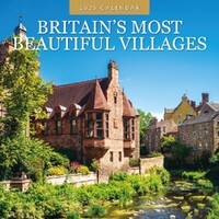 Britain's Most Beautiful Villages - 2025 Square Wall Calendar 16 month by Red Robin