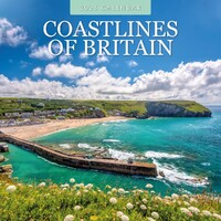 Coastlines of Britain - 2025 Square Wall Calendar 16 month by Red Robin