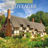 Cottages - 2025 Square Wall Calendar 16 month by Red Robin